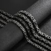 Stainless Steel Ornament Return Chain Titanium Steel Men's Necklace
