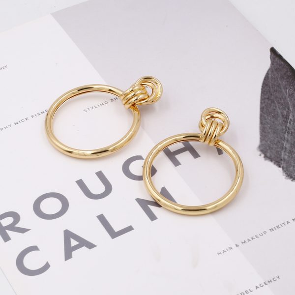 Fashion Simple Women's Exaggerated Large Circle Earrings