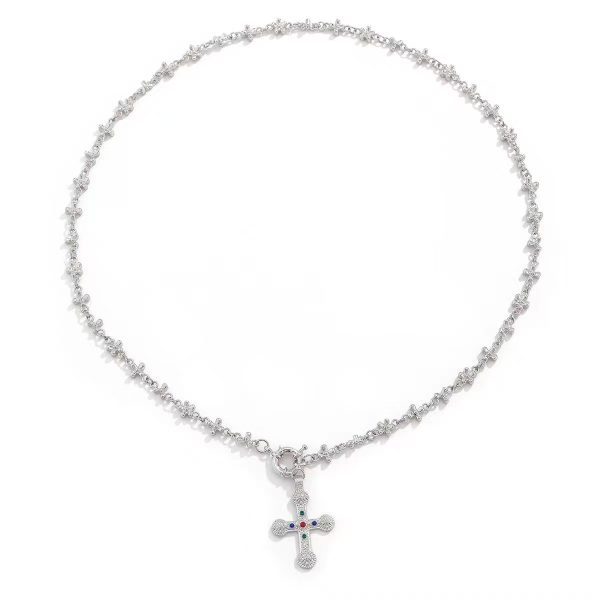 Personalized Rhinestone Y-shaped Necklace Suit