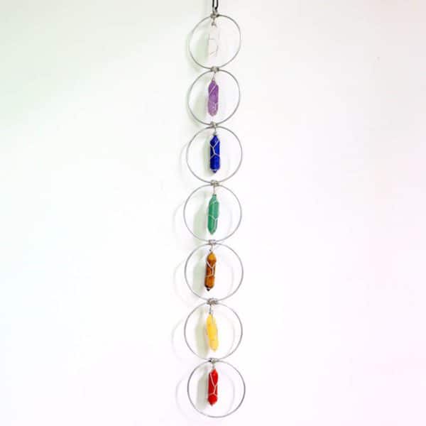 Crystal Stone Wind Chimes Pendant