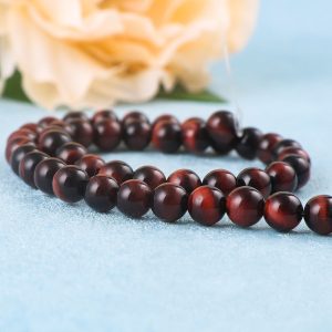Red Tiger Eye Stone Loose Beads Diy Jewelry Accessories