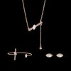 Art Series Jewelry Necklace Earrings Bracelet Set