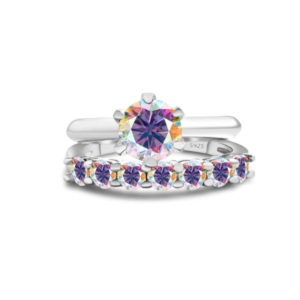S925 Sterling Silver Moissanite Ring Wear