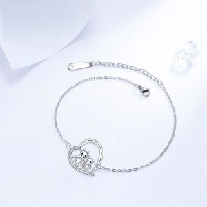 European And American Bracelet High Sense Female With Hearts Cow Bracelet