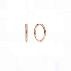 White Copper Silver Plated Bracelet String Beads Rose Gold Gold Circle Ear Studs