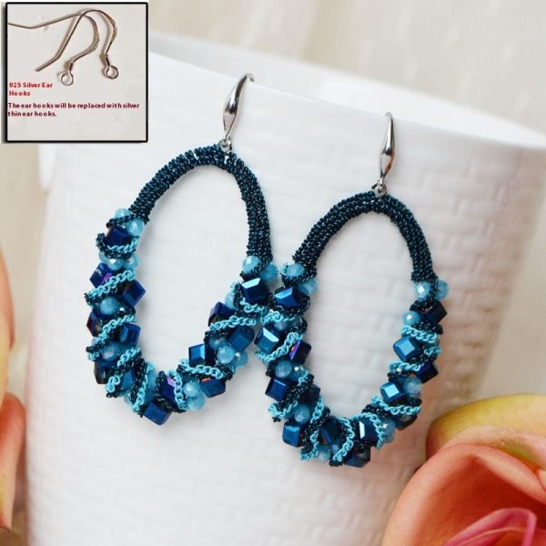 Manmiao Earrings Handmade Tassel Women's Long Personalized Fashion Exquisite Ornaments