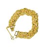 Men's Copper-plated Gold Carven Design Starry Bracelet
