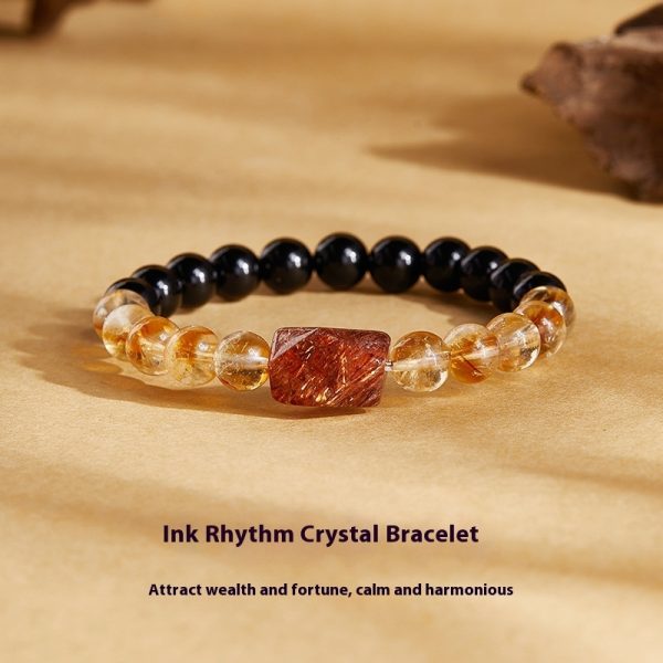 Fashion Personality Natural Obsidian Bracelet Women