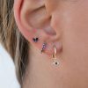 Lady Temperament Trendy Earrings Buckle Stud 3-piece Set