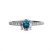 S925 Silver Simple Four-claw Moissanite High-end Stylish Birthday Gift