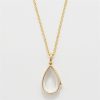 Ocean Heart Can Open Necklace Water Drop Pendant Niche Cute Small Item