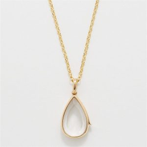Ocean Heart Can Open Necklace Water Drop Pendant Niche Cute Small Item