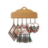 Tassel Earrings Exaggerating Circle Earrings Multiple Pieces Set