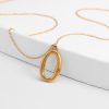 40a15ddc-0e9e-44d0-a039-5cf3fb3cbe1a.jpg Popular Geometric Irregular Glossy Ring Snake Pendant Clavicle Chain