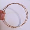 Metal Big Circle Earrings Female Wild Earrings Simple Temperament Ear Jewelry