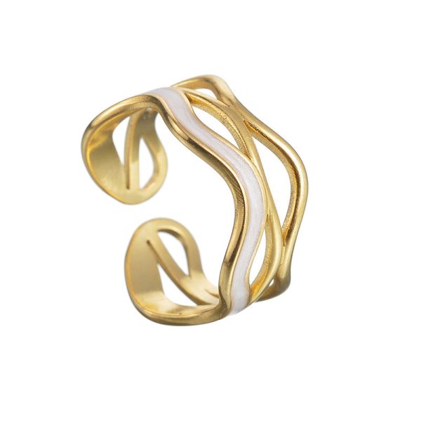 Women's Fashionable All-match Titanium Steel Ring