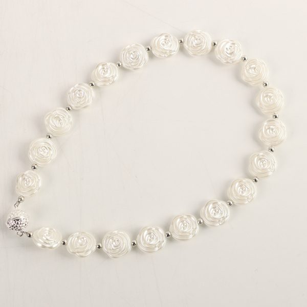 Gold And Silver Pearl Chain Magnetic Snap Bracelet Magnetic Snap