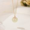 Orchid Necklace Girl With Safe Buckle