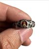 Grotto Buddha Ring Rock Texture Hand-forged Ring