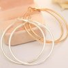 Big Circle Metal Exaggerated Circle Earrings Circle Geometry Earrings