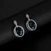 Two Sets of Fashion Inlaid Crystal Bridal Necklace And Earrings
