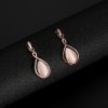European and American foreign trade popular jewelry diamond gemstone necklace earrings set