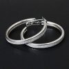 Women's All-match Simple Frosted Big Circle Earrings