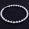 Bridal bridal accessories 8MM handmade pearls, Rhinestone necklaces, necklaces, bracelets, earrings, three sets of suits