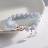 Aquamarine Freshwater Pearl Bracelet For Women