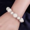 The Bride Wedding Earrings Necklace Three Piece Suit Danbi Pearl Necklace Jewelry.