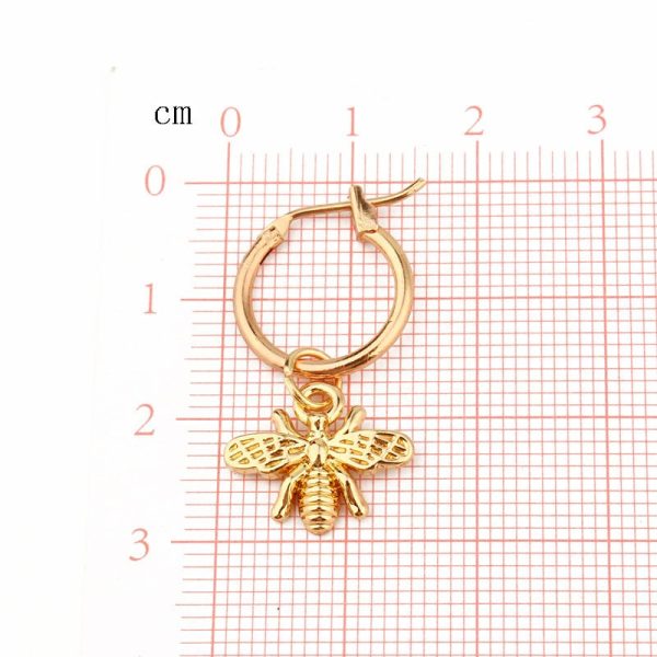 Bee Insect Ear Drop Earrings