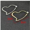 Big Circle Earrings Love Style Personality