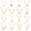 Shell Starfish Sun Stainless Steel Necklace