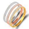 European And American Fashion Stainless Steel Full Brick Buckle Bracelet