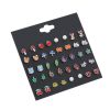 20 Pairs Of Cute All-Match Animal Fruit Combination Set Earrings