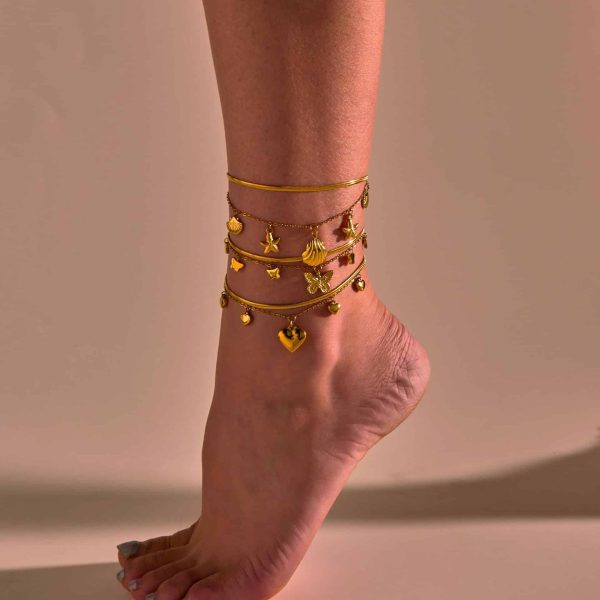 Ocean Style Stainless Steel Women's Anklet