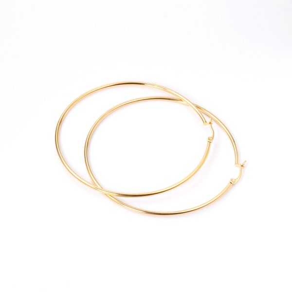 Large Circle Non-fading Foreign Trade Stainless Steel Jewelry Earrings
