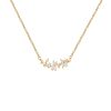 Simple Exquisite Petal Zircon Women's Necklace