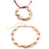 Hawaiian New Hot Sale Sea Shell Choker Necklace Set Jewelry Bohemian Beach Tassel Necklace Bracelets For Women Collar Chocker
