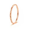 Korean Style Titanium Steel Simple Couple Ring