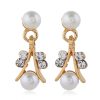 Jewelry set  pearl gold-plated silver necklace
