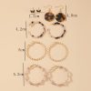 Personalized Earring Set 5 Pairs Of Creative