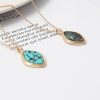 Abalone Shell Turquoise Inlaid Exquisite Short Chic Necklace