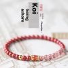Koi Purple Cinnabar Lucky Beads Peach Blossom Strawberry Quartz Bracelet