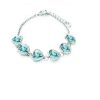High-end Fashion Peach Heart Crystal Bracelet