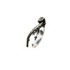 Thai Silver Handmade Mysticism Ouroboros Niche Open Couple Ring