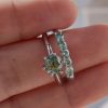 S925 Sterling Silver Moissanite Ring Wear