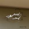Minimalist Branches Classic Opening Adjustable Ring