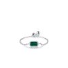 S925 Sterling Silver Inlaid Zircon Ring Simple Exquisite Small