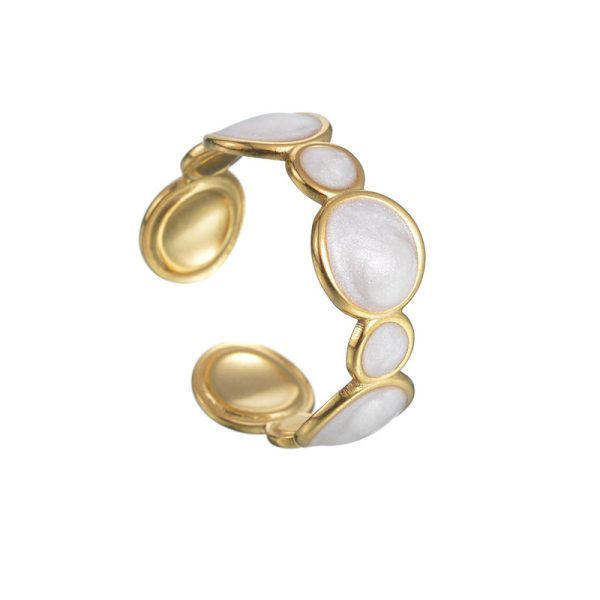 All-match Simple Elegant Light Luxury Geometric Ring